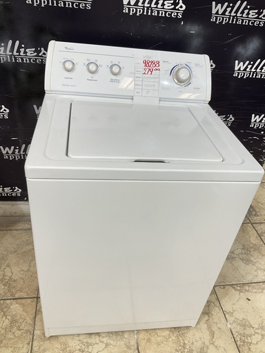 [98288] Whirlpool Used Washer Top-load 27inches (White) 