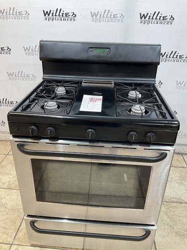 [98309] Frigidaire Used Natural Gas Stove 30inches (Stainless Steel) 