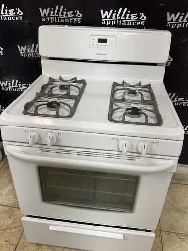 [98306] Frigidaire Used Natural Gas Stove 30inches (White) 