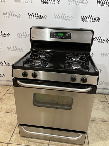 [98296] Ge Used Natural Gas Stove 30inches (Stainless Steel) 