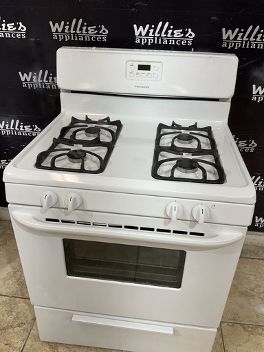 [98305] Frigidaire Used Natural Gas Stove 30inches (White) 