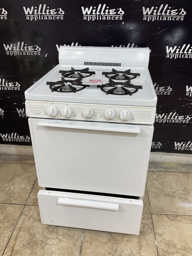 [98324] Premier Used Natural Gas Stove 24inches (White) 