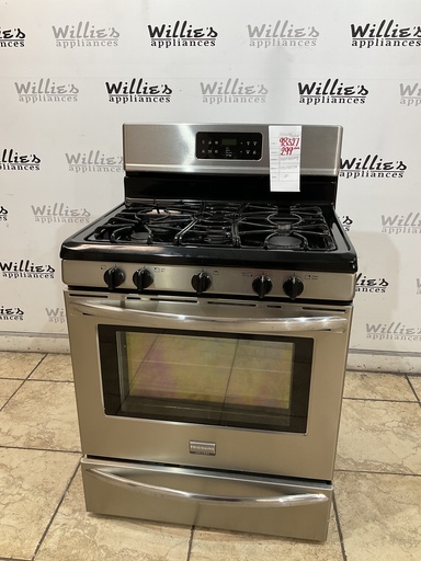 [98327] Frigidaire Used Natural Gas Stove 30inches (Stainless Steel) 