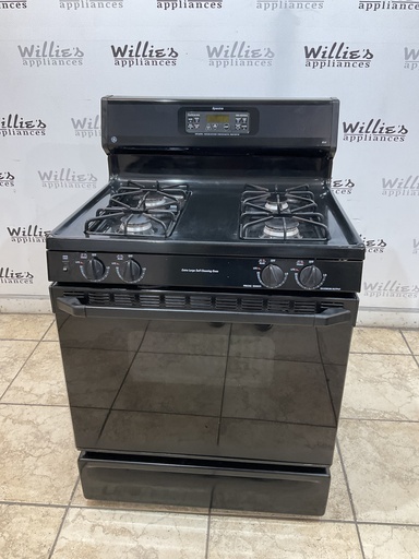 [98328] Ge Used Natural Gas Stove 30inches (Black) 