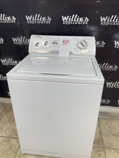 [98338] Whirlpool Used Washer Top-load 27inches (white) 
