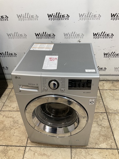 [98334] Lg Used Congo Washer/Dryer Front-load 23 1/2” (Grey)  