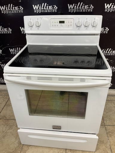 [98343] Frigidaire Used Electric Stove 220volts (40/50 AMP) 30inches {3 prong} (White) 