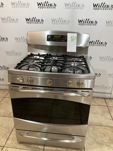 [98354] Ge Used Natural Gas Stove 30inches (Stainless Steel) 