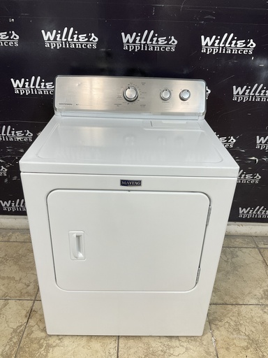 [98366] Maytag Used Electric Dryer 220volts (30 AMP) 29inches {3 prong} (White) 