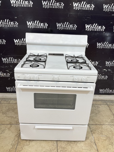[98379] Frigidaire Used Natural Gas Stove 30inches (White) 