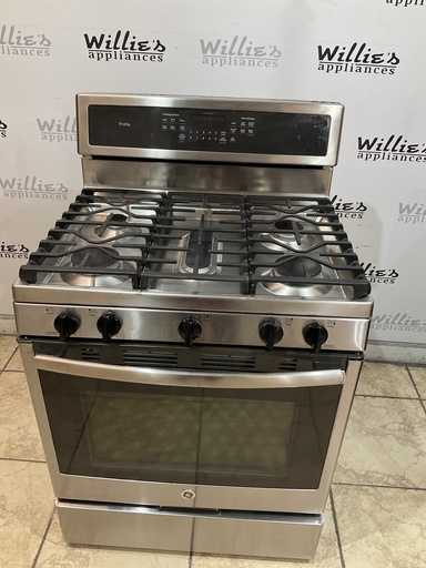 [98360] Ge Used Natural Gas Stove 30inches (Stainless Steel) 
