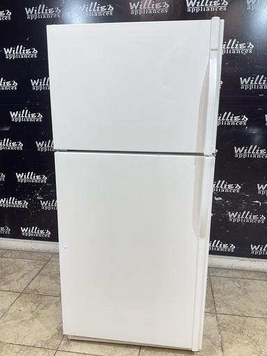 [98377] Kenmore Used Refrigerator Top and Bottom 30x65 1/2” (White) 
