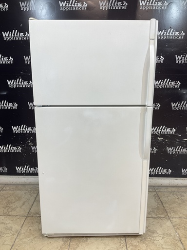 [98376] Kenmore Used Refrigerator Top and Bottom 33x65 1/2” (White) 