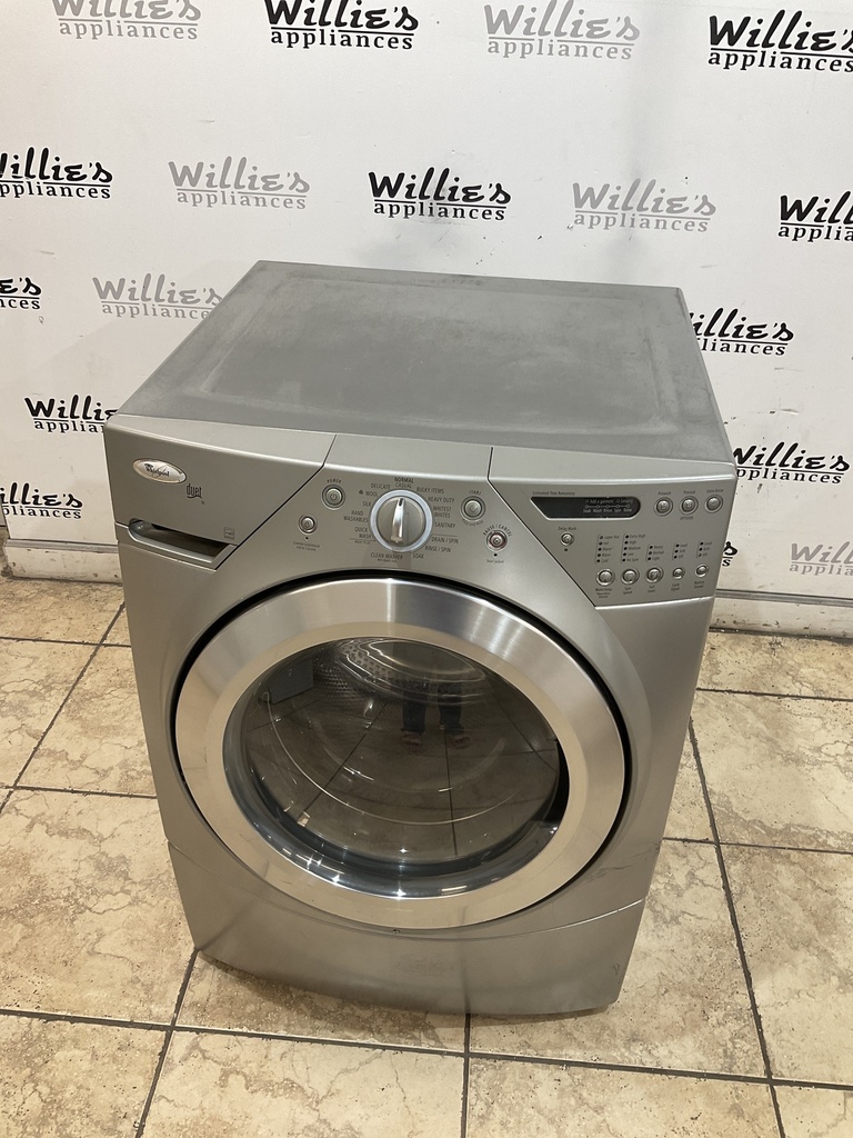 Whirlpool Used Washer Front-load 27inches (Grey) 