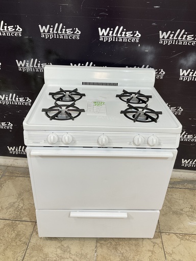 [98399] Premier Used Natural Gas Stove 30inches (white) 