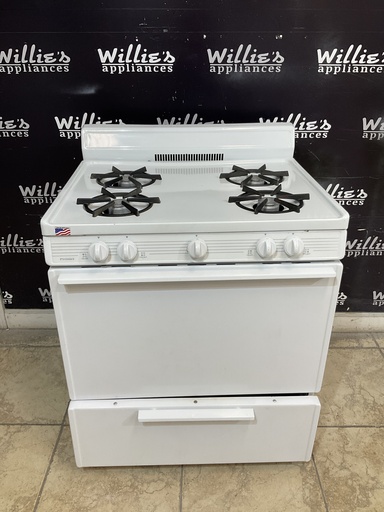 [98408] Premier Used Natural Gas Stove 30inches (White) 