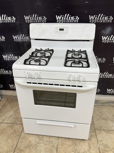 [98419] Frigidaire Used Natural Gas Stove 30inches (White) 