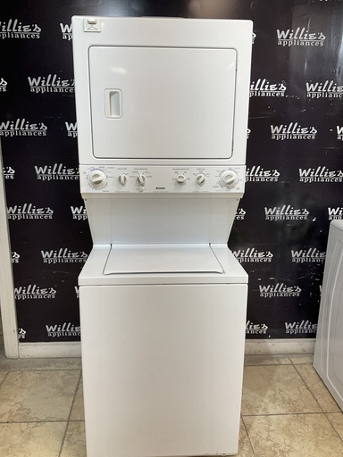 [98400] Kenmore Used Natural Gas Units Stackable 27x74 (White) 