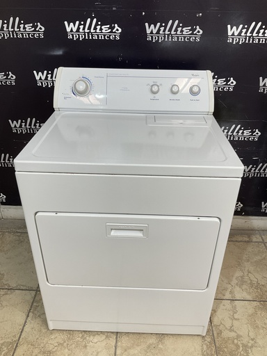 [98458] Whirlpool Used Electric Dryer 220volts (30 AMP) 29inches {3 prong} (White) 