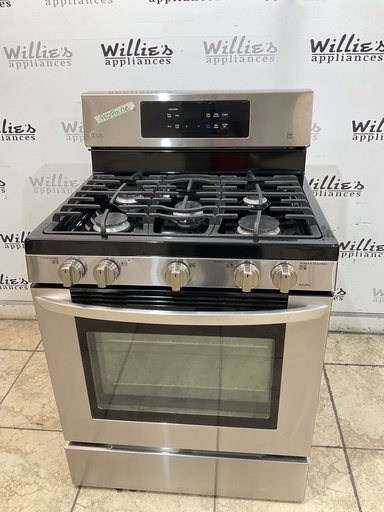 [98450] Lg Used Gas Propane Stove 30inches (Stainless Steel) 