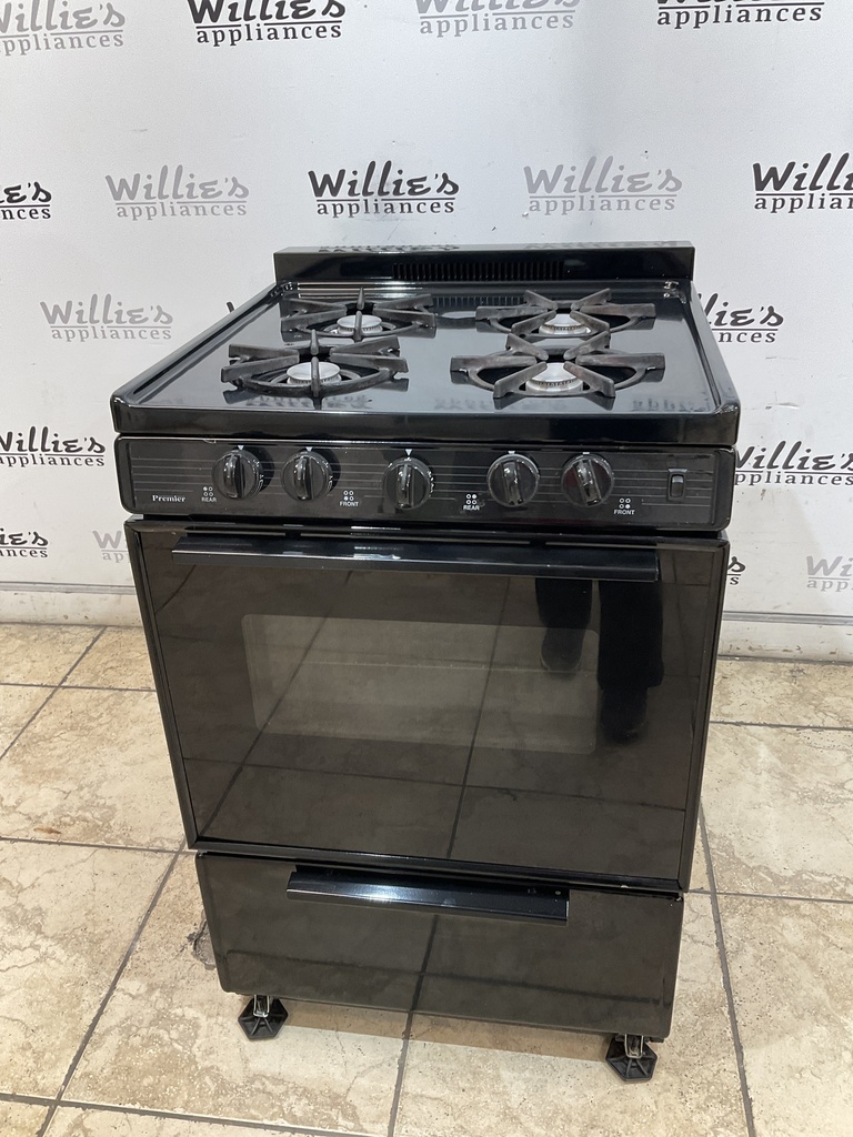Premier Used Natural Gas Stove 24inches (Black) 