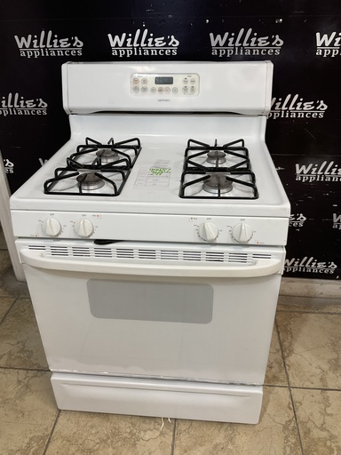 [98487] Hotpoint Used Natural Has Stove 30inches (White) 