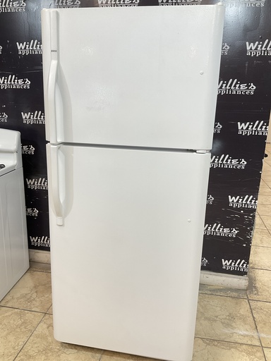 [98490] Kenmore Used Refrigerator Top and Bottom 30x68 1/2” (White) 