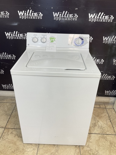 [98497] Ge Used Washer Top-load 27inches (White) 