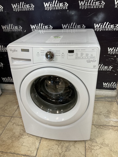 [98491] Whirlpool Used Washer Front-load 27inches (White) 