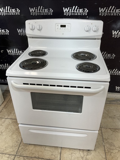 [98539] Kenmore Used Electric Stove 220volts (40/50 AMP) 30inches {3 prong} (White) 
