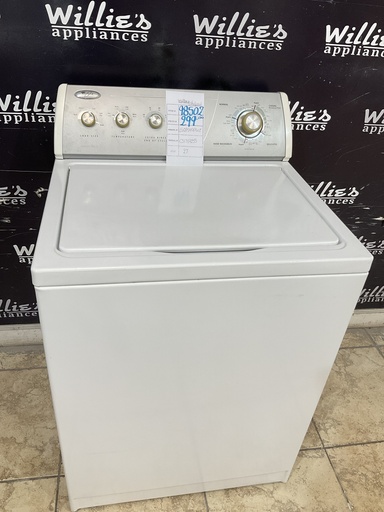 [98502] Whirlpool Used Washer Top-load 27inches (White) 