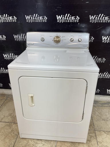 [98527] Maytag Used Electric Dryer 220volts (30 AMP) 29inches {4 prong} (White) 