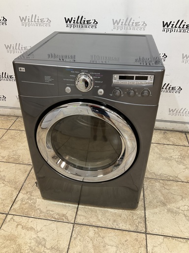 [98523] Lg Used Electric Dryer 220volts (30 AMP) 27inches {3 prong} (Grey) 