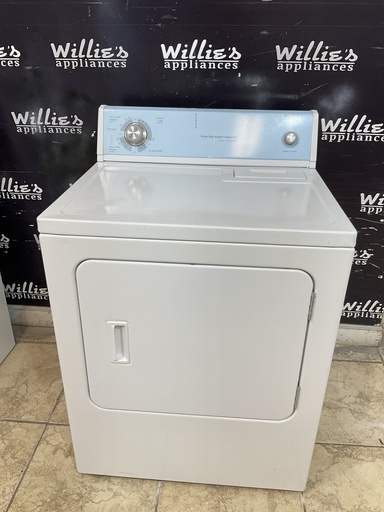 [98548] Estate Used Electric Dryer 220volts (30 AMP) 29inches {3 prong} (White) 