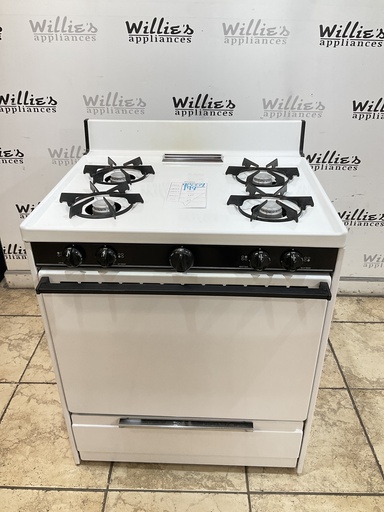 [98559] Frigidaire Used Natural Gas Stove 30inches (White) 