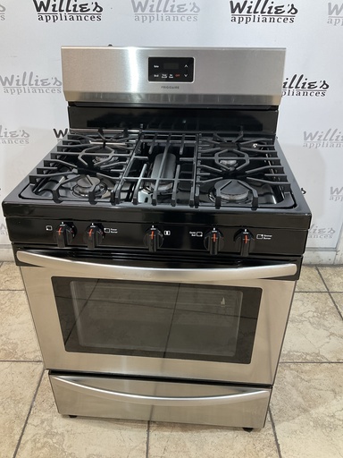 [98560] Frigidaire Used Natural Gas Stove 30inches (Stainless Steel) 