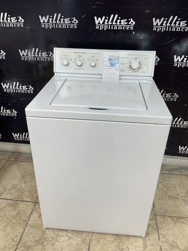 [98573] KitchenAid Used Washer Top-load 27inches (White) 