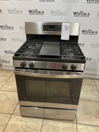 [98608] Ge Used Natural Gas Stove 30inches (Stainless Steel) 