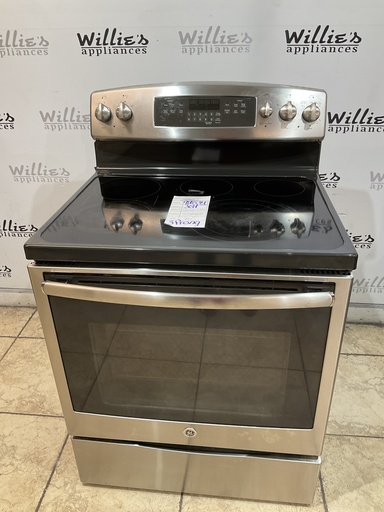 [98634] Kenmore Used Electric Stove 220volts (40/50 AMP) 30inches {3 prong} (Stainless Steel) 