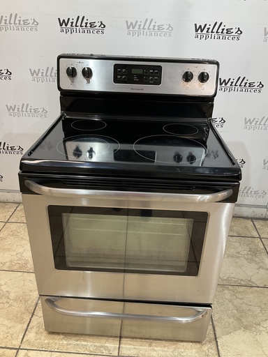 [98631] Frigidaire Used Electric Stove 220volts (40/50 AMP) 30inches {3 prong} (Stainless Steel)