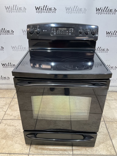 [98633] Ge Used Electric Stove 220volts (40/50 AMP) 30inches {3 prong} (Black) 