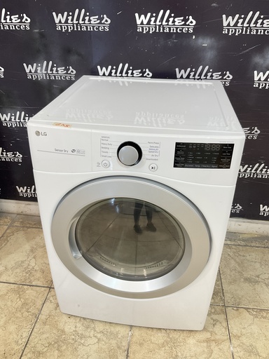 [98642] Lg Used Natural Gas Dryer 27inches (White) 