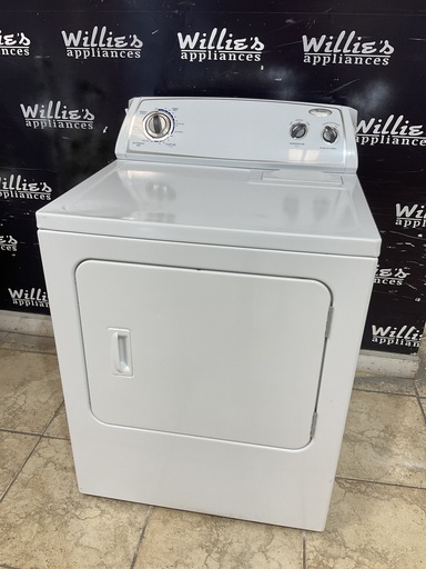 [98646] Whirlpool Used Electric Dryer 220volts (30 AMP) 29inches {3 prong} (White)