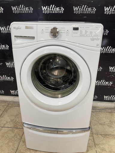 [98640] Whirlpool Used Washer Front-load 27inches (White) 