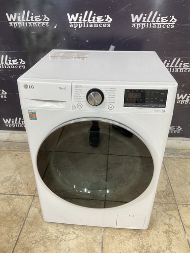 [98644] Lg Used Washer Front-load 23 1/2” (White) 