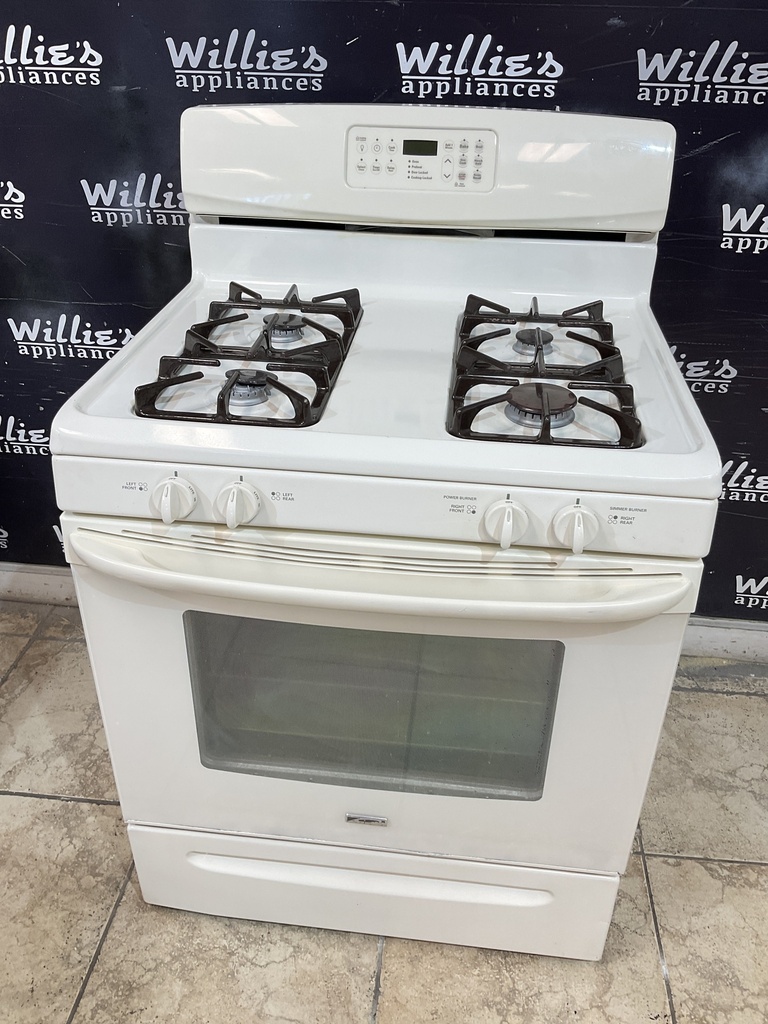 Kenmore Used Natural Gas Stove 30inches (Bisque) 