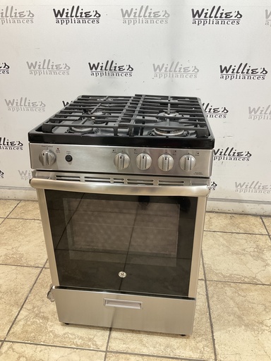 [98660] Ge Used Natural Gas Stove 24inches (Stainless Steel) 