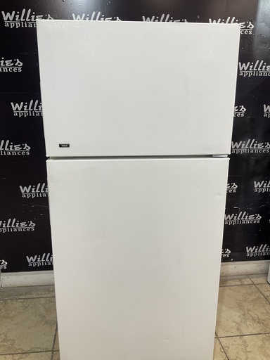 [98658] RCA Used Refrigerator Top and Bottom 28x61 1/2” (White) 