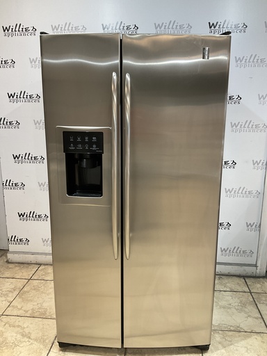 [98681] Ge Used Refrigerator Side by Side 36x69 (Stainless Steel) 