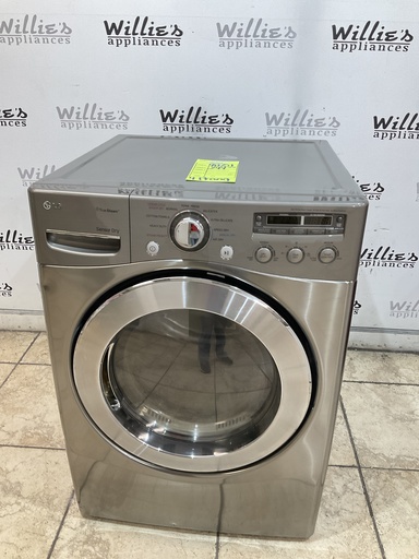 [98751] Lg Used Electric Dryer 220volts (30 AMP) 27inches (Grey) 